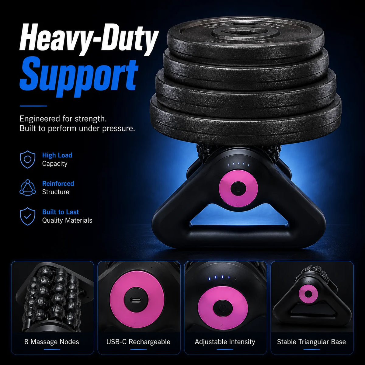 Automatic Electric Massage Roller For Deep Tissue Muscle Recovery