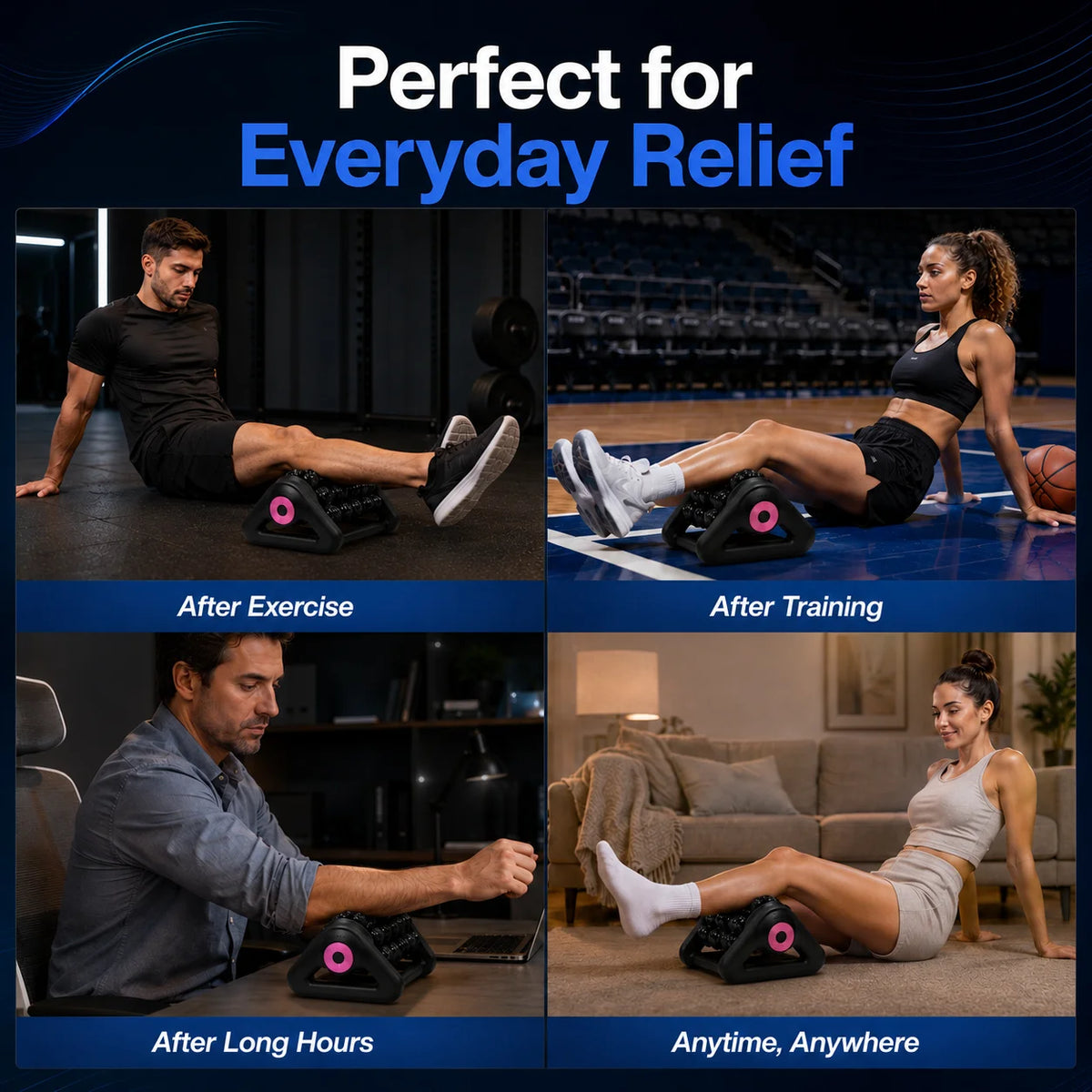 Automatic Electric Massage Roller For Deep Tissue Muscle Recovery