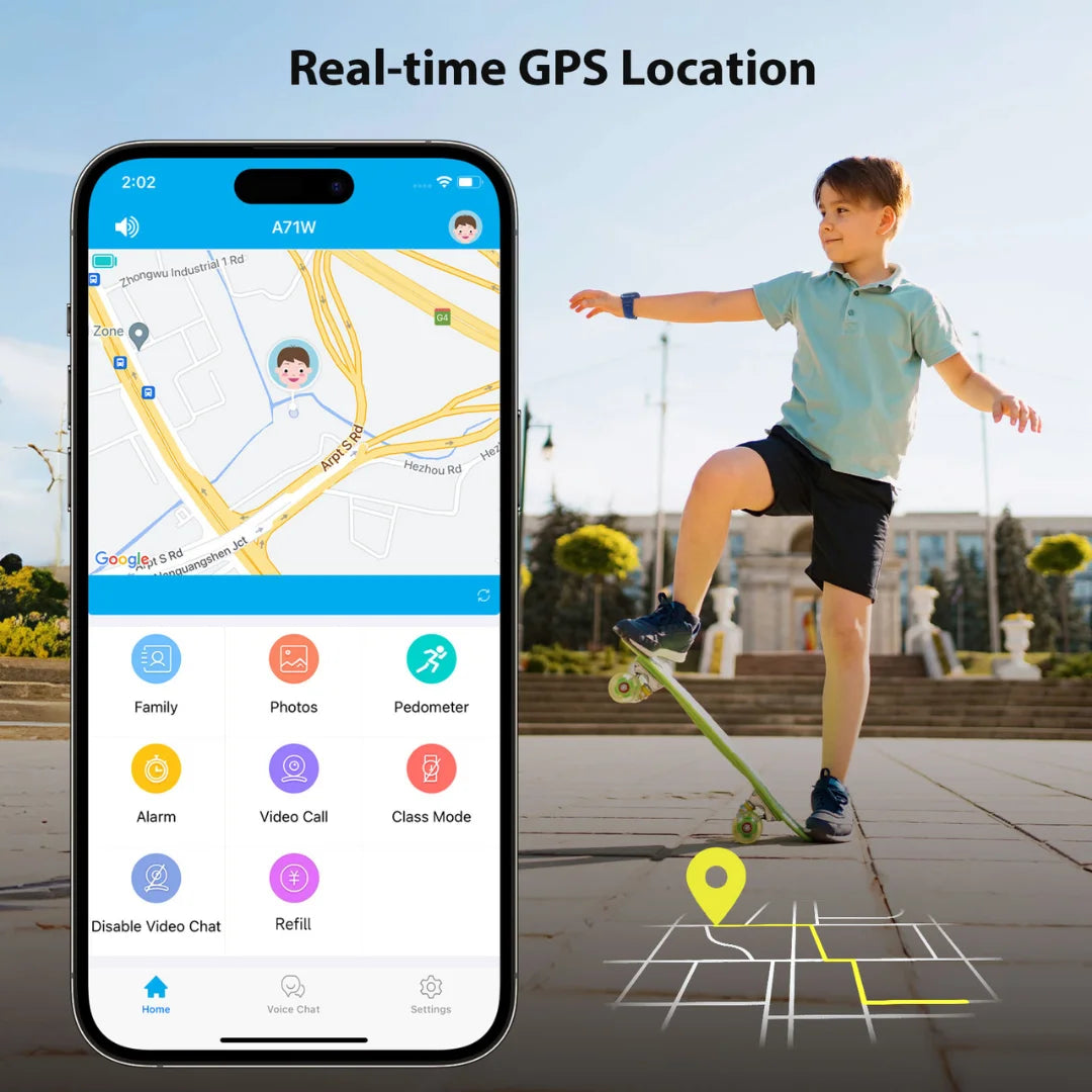 Free Shipping 4G Kids GPS Smartwatch With Video Calling