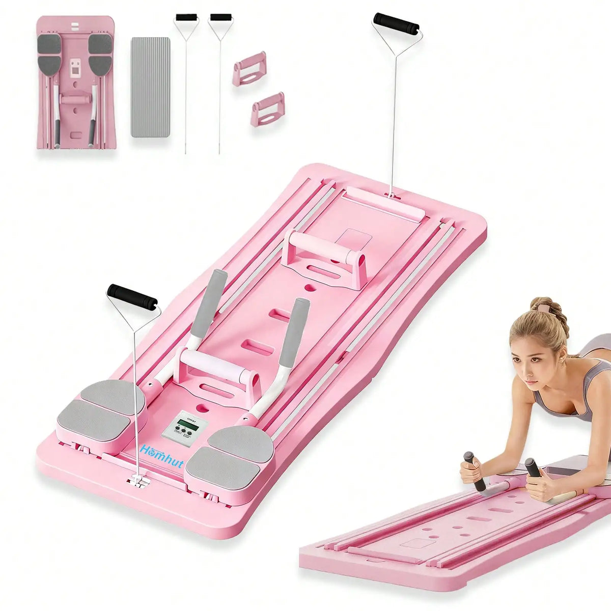 Multifunctional Foldable Pilates Sliding Core Trainer Board