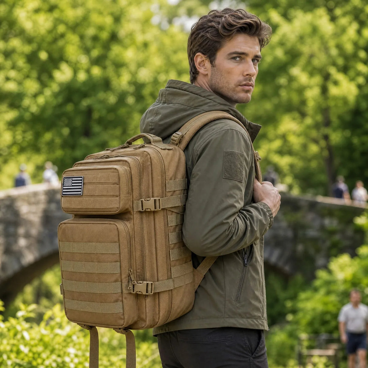 ReFire Gear Tactical Molle Backpack for Hiking and Travel
