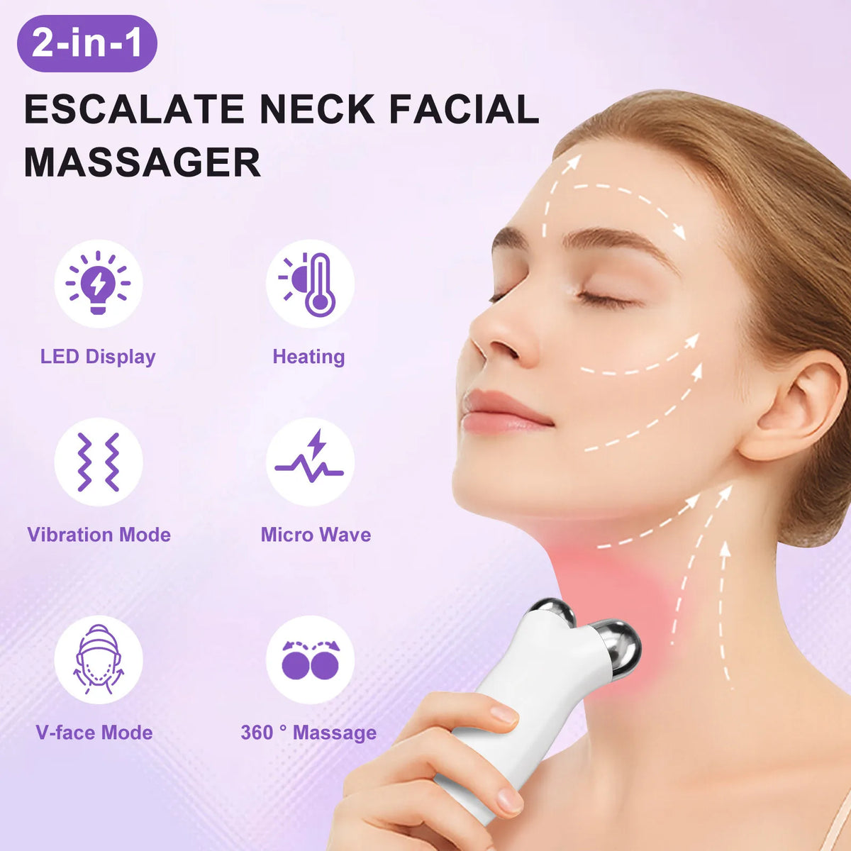 Free Shipping Cloud Prime V Face Electric Facial Massager