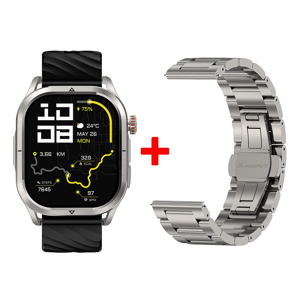 Free Shipping KOSPET Magic P10 GPS Smartwatch With AMOLED Display