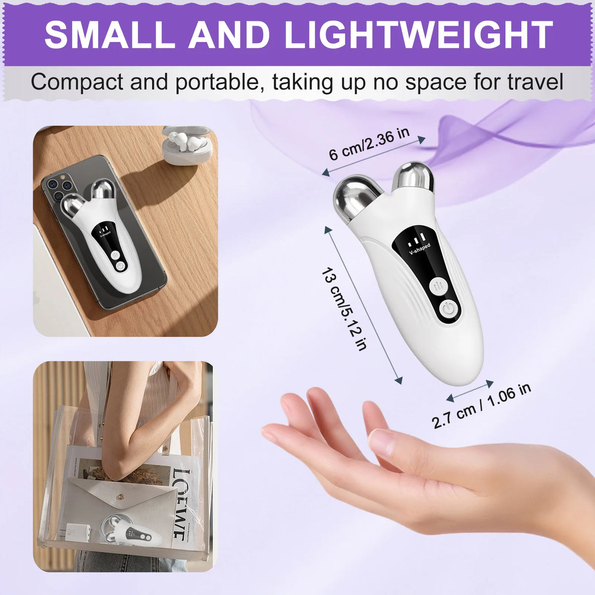 Free Shipping Cloud Prime V Face Electric Facial Massager