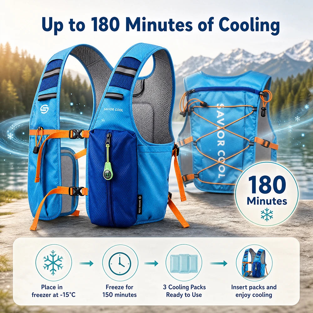 Free Shipping Tactical Refrigeration Cooling Vest With Water Bladder