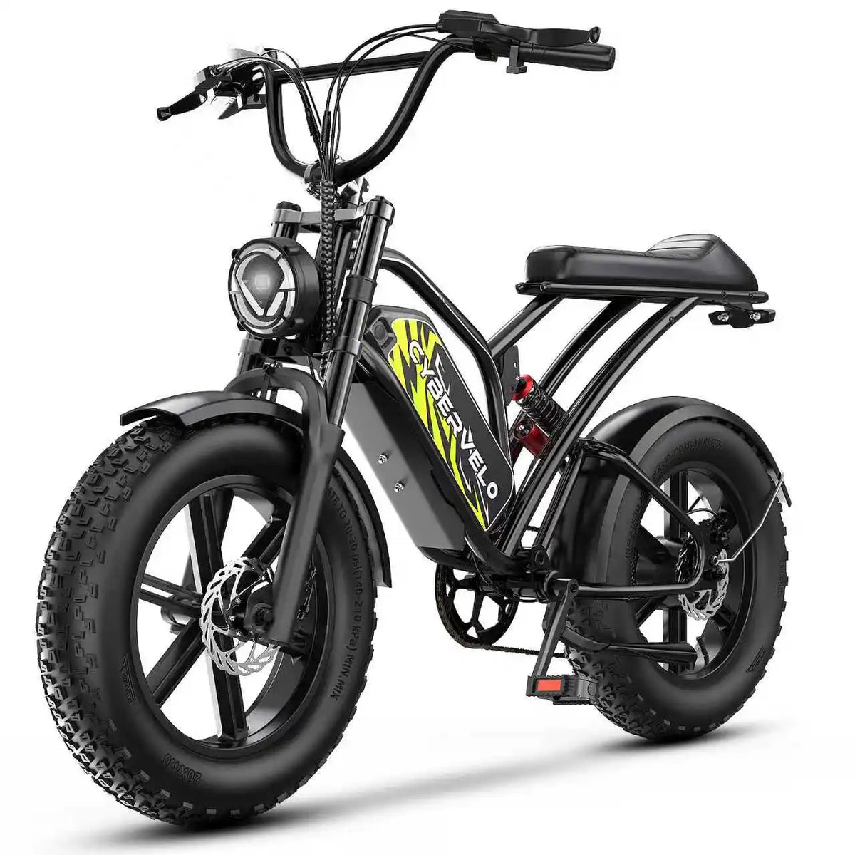 Free Shipping Cybervelo 1000W Electric Fat Tire Dirt Bike