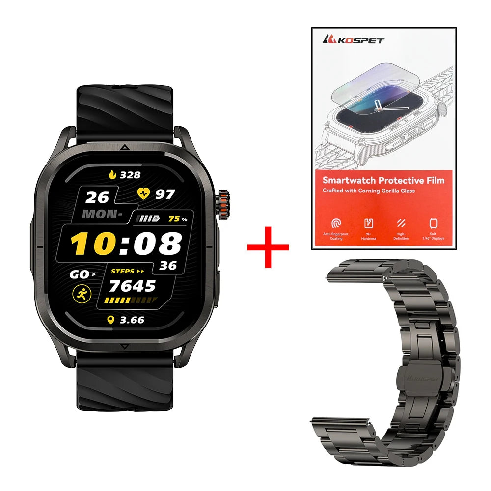Free Shipping KOSPET Magic P10 GPS Smartwatch With AMOLED Display