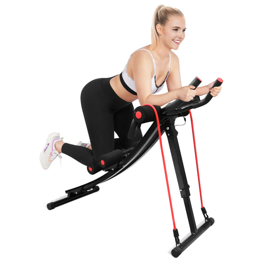 Free Shipping Fitness Ab Machine Adjustable Foldable Core Trainer