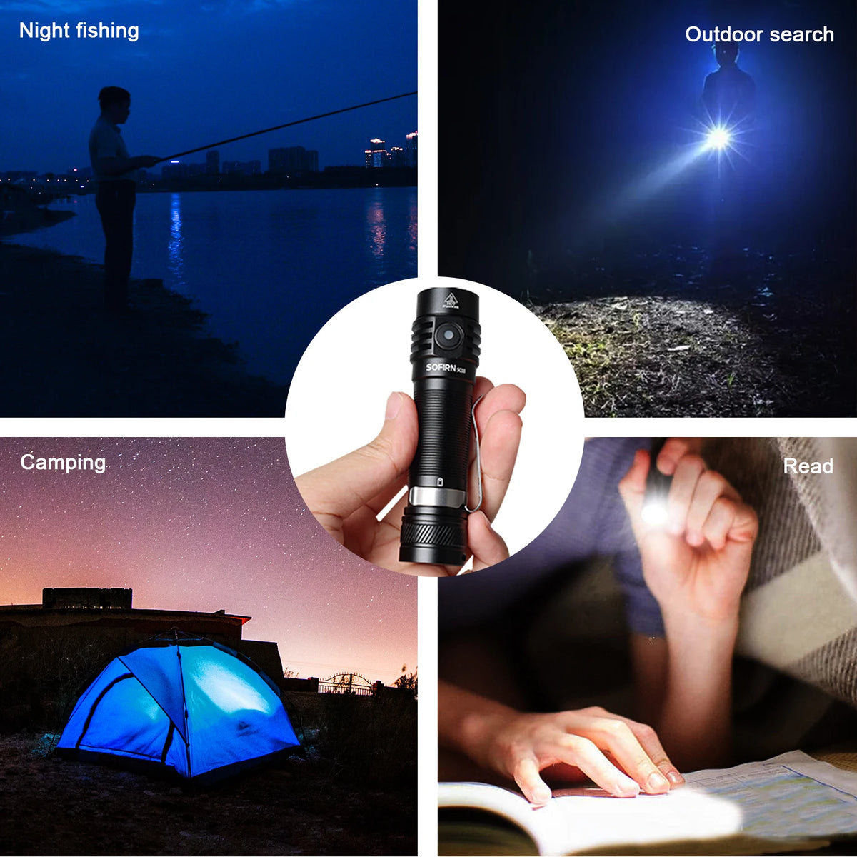 Free Shipping Sofirn SC18 USB C Rechargeable LED Flashlight