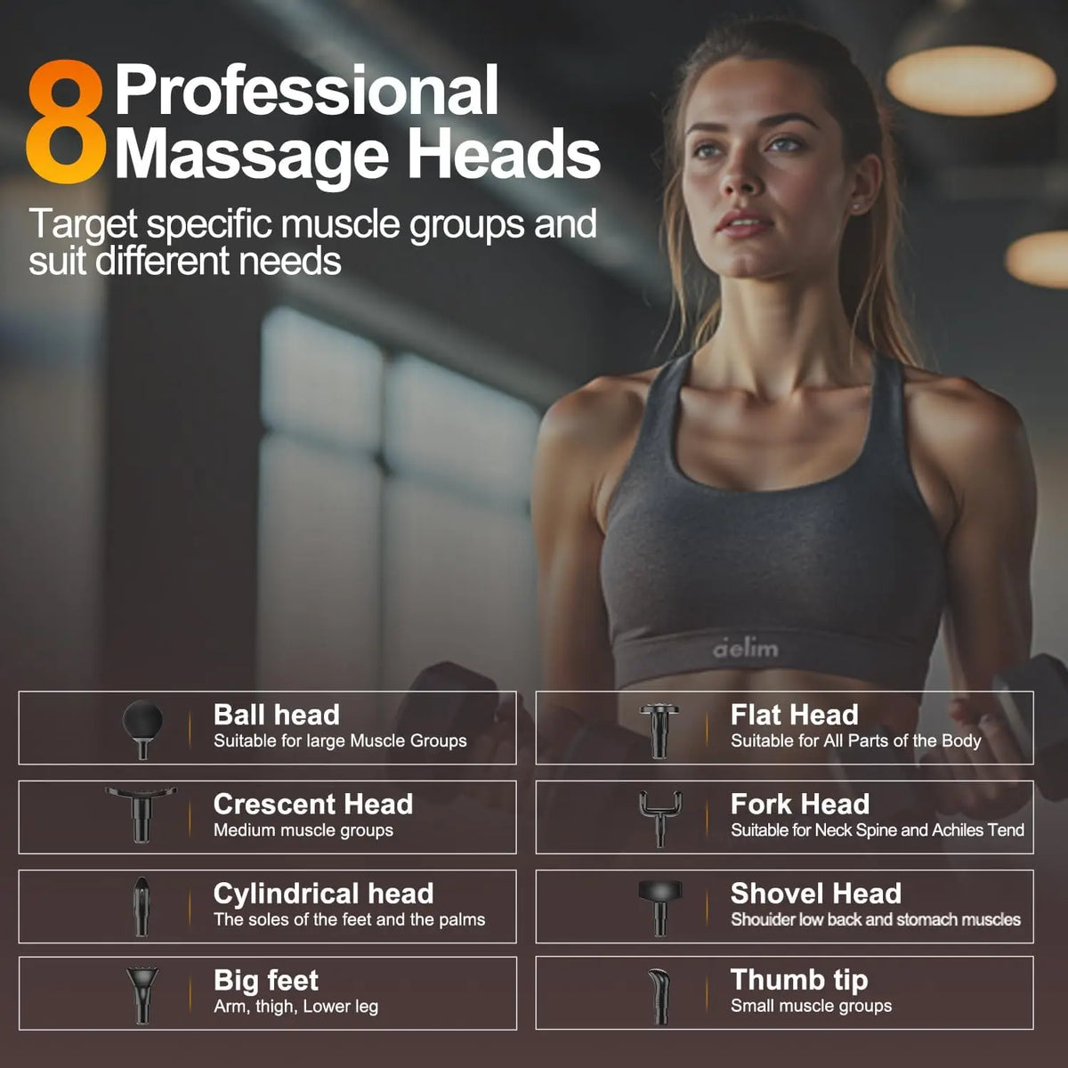 Leercon Professional Electric Muscle Massage Gun For Targeted Relief