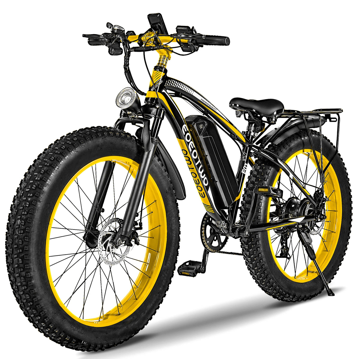 EOEOTWO 1500W Electric Bike With Fat Tires Long Range Battery