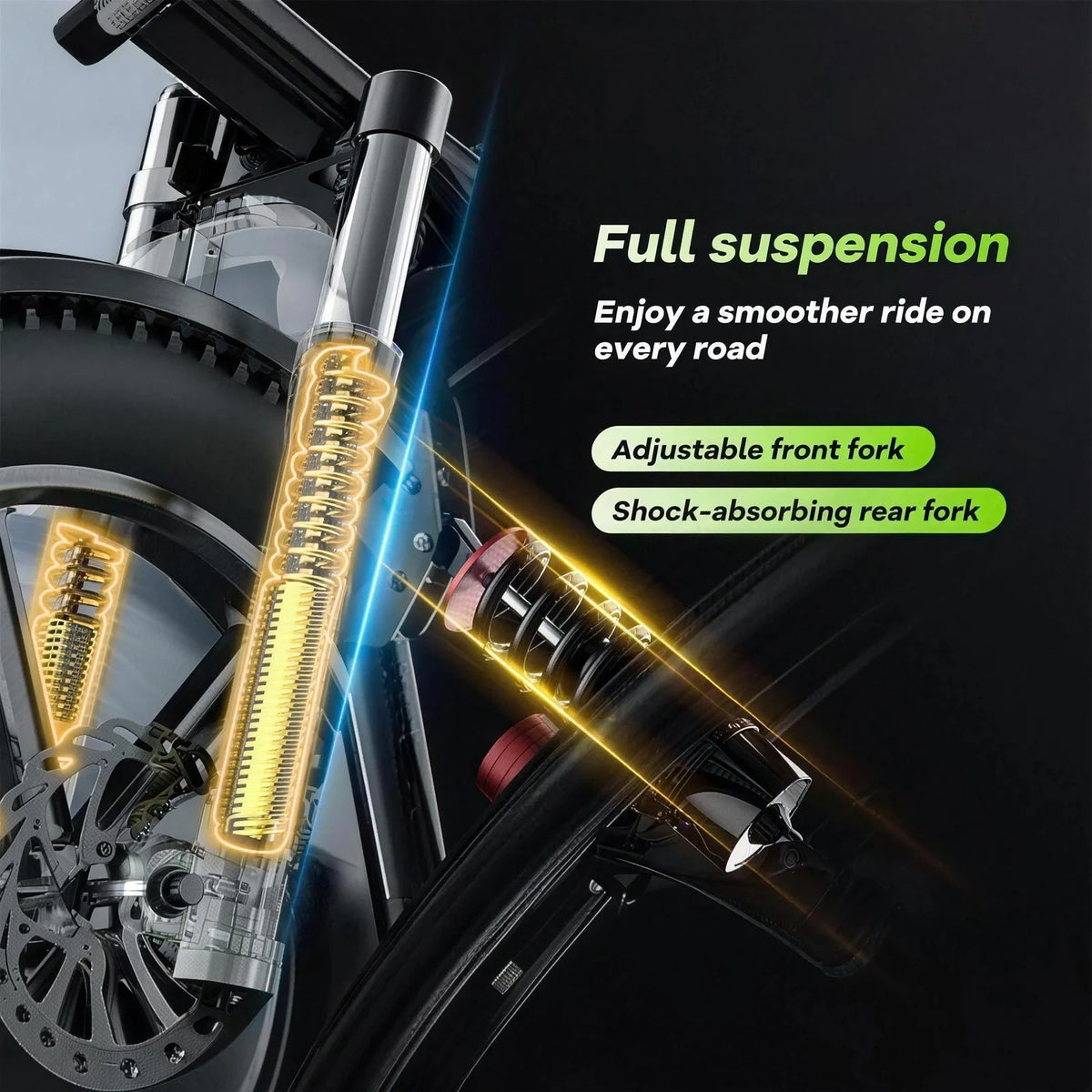 Free Shipping Cybervelo 1000W Electric Fat Tire Dirt Bike