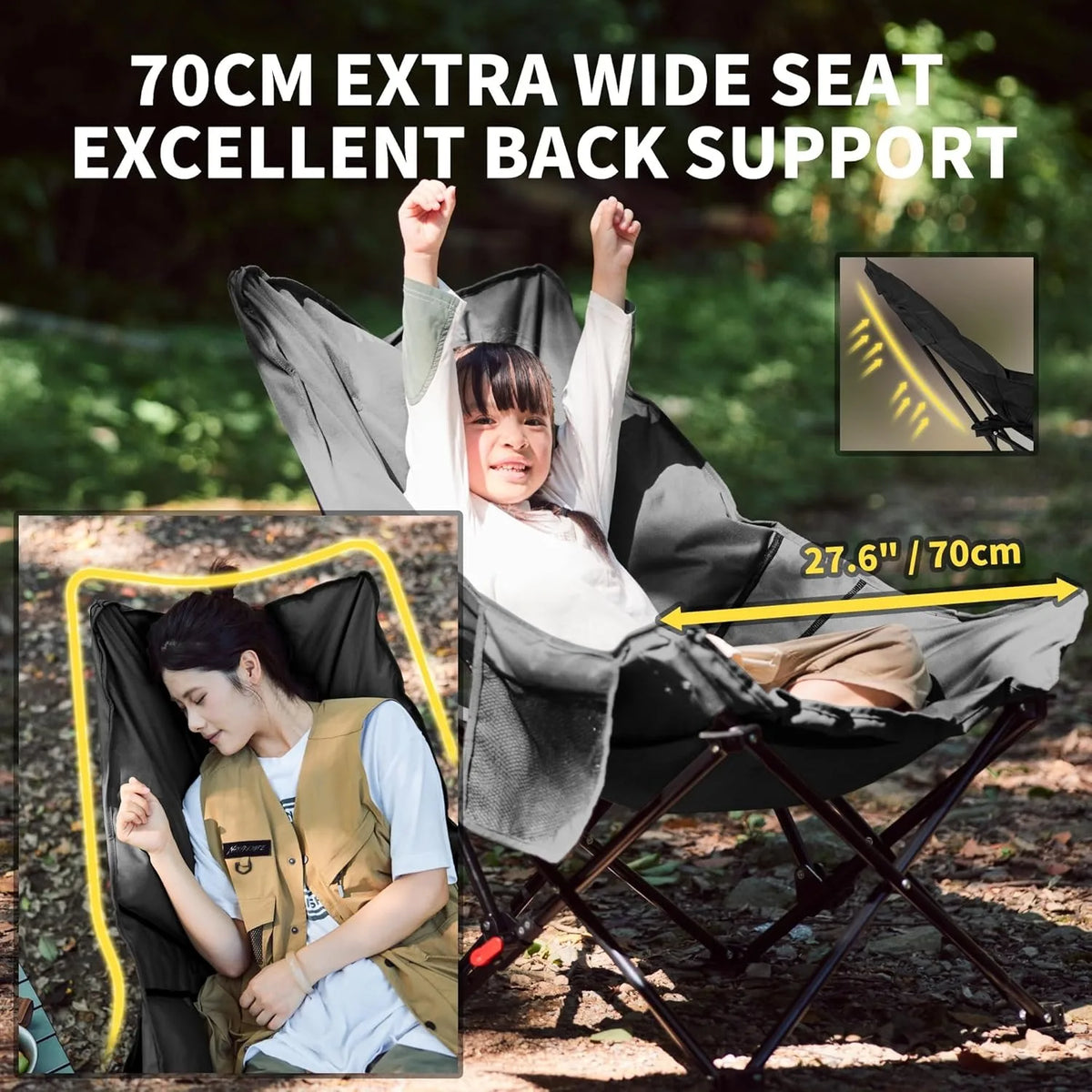 Free Shipping Naturehike Adjustable Folding Camping Recliner Chair