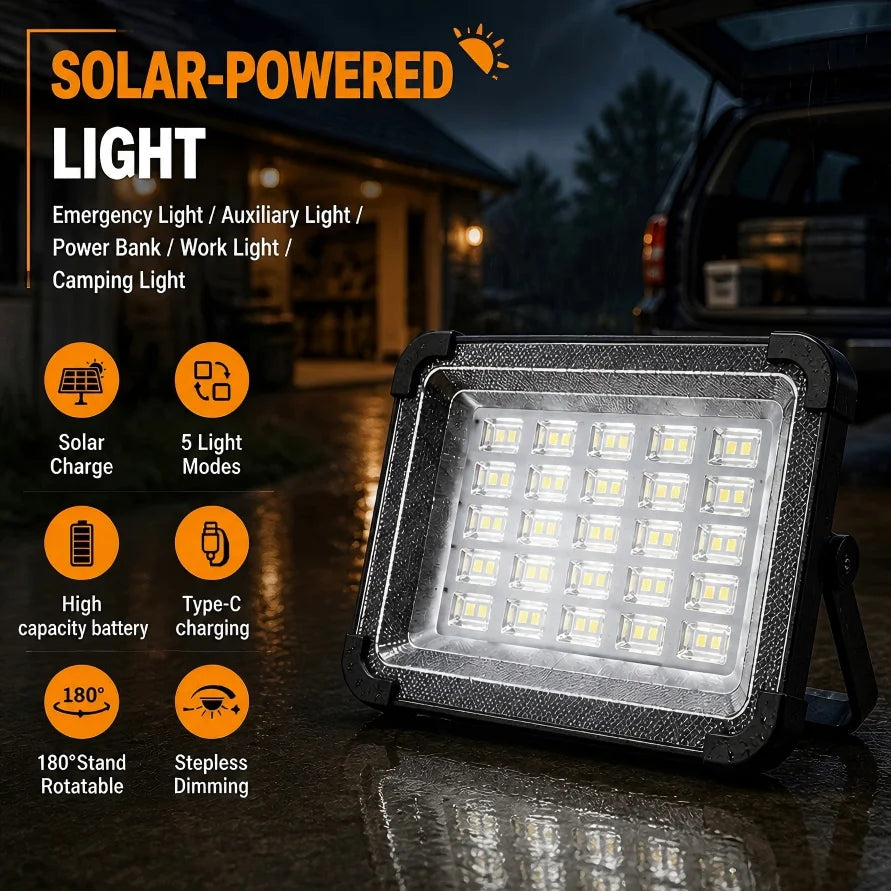 Free Shipping Morglad Rechargeable Solar Camping Lantern With Light Modes