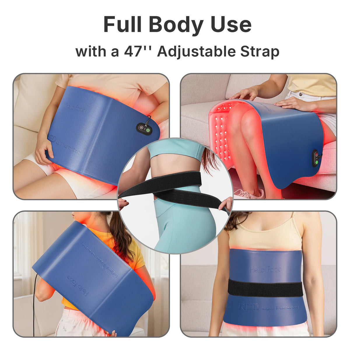 Free Shipping Hello Face Red Light Therapy Mat 660nm 850nm