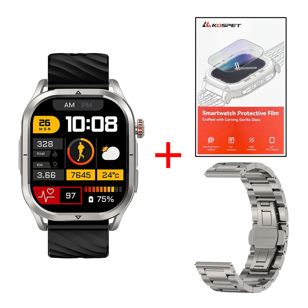 Free Shipping KOSPET Magic P10 GPS Smartwatch With AMOLED Display
