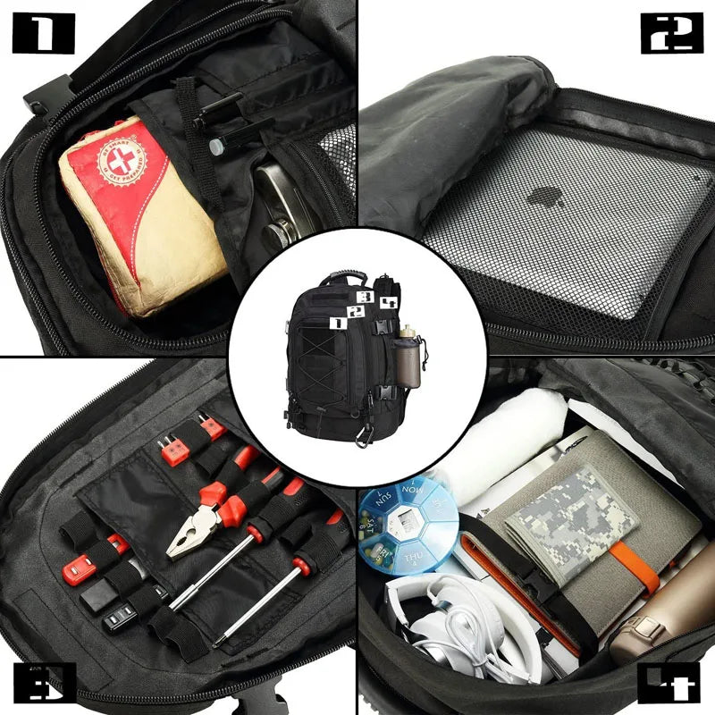 Free Shipping LQARMY Military Tactical Molle Hiking Backpack