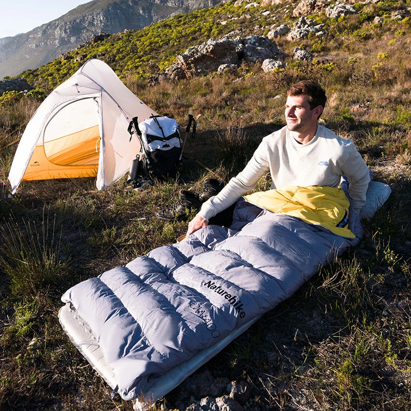Free Shipping Naturehike Ultralight Duck Down Four Season Sleeping Bag