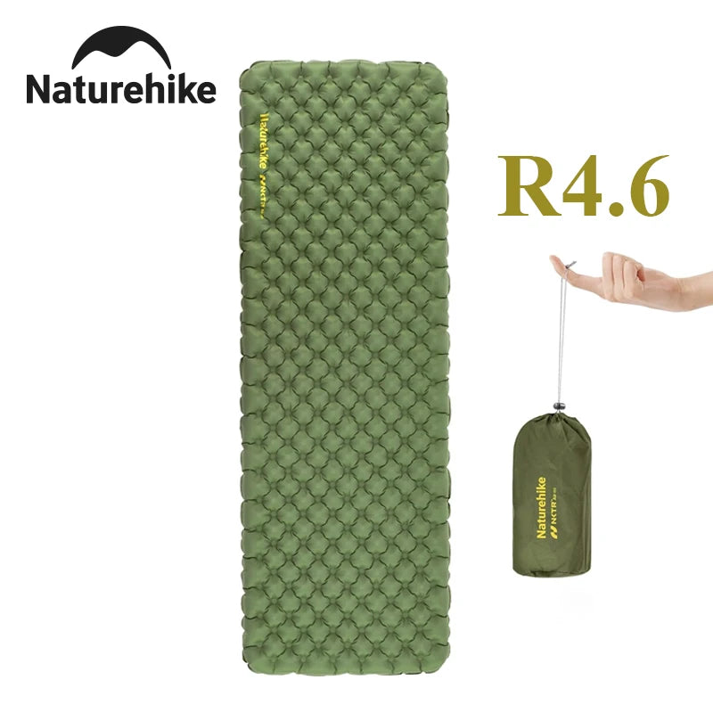 Free Shipping Naturehike Insulated Inflatable Camping Sleeping Pad