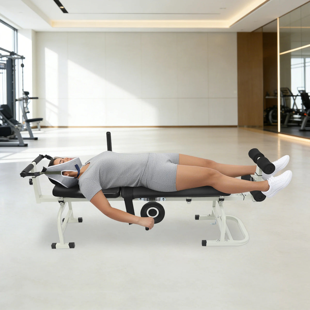 Multifunctional Neck And Back Stretch Decompression Bench
