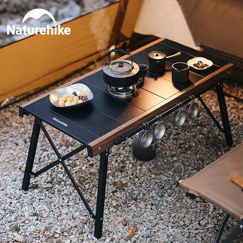 Free Shipping Naturehike Portable Aluminum IGT Camping Table