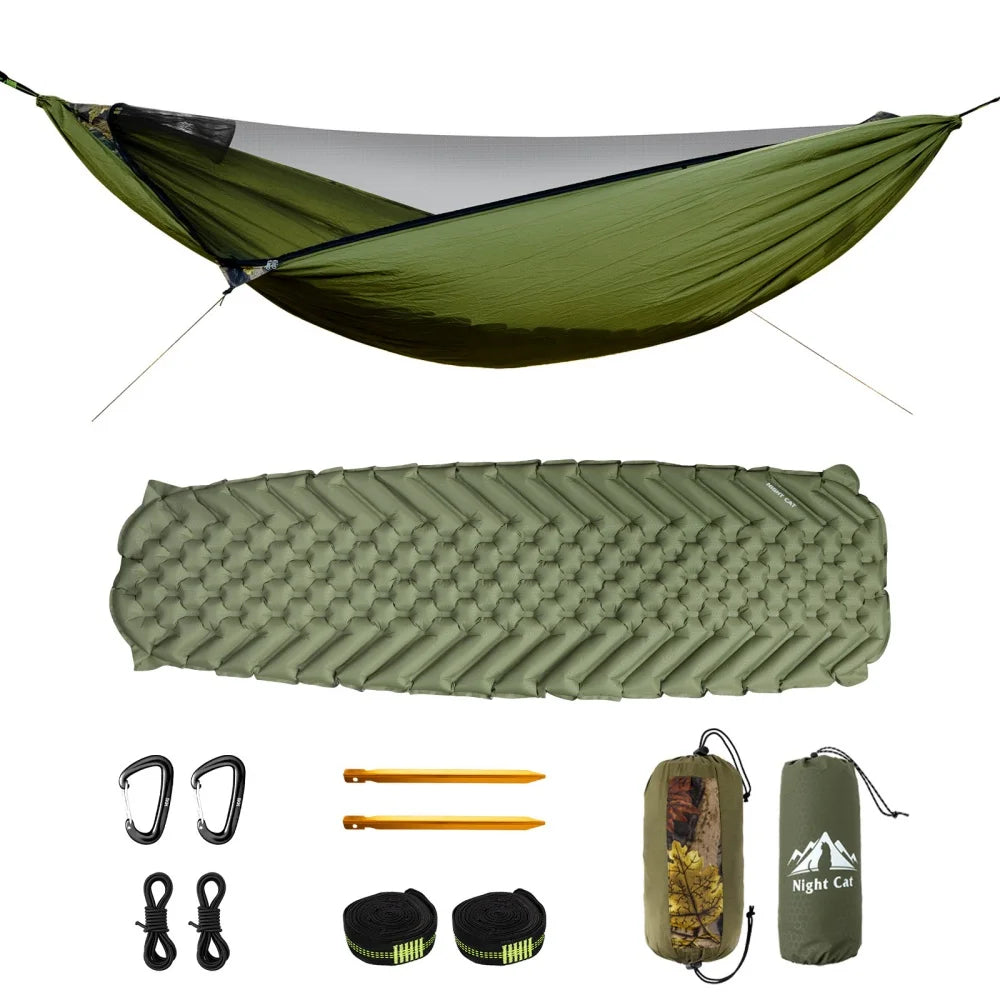 Free Shipping Night Cat Camping Hammock With Mosquito Net