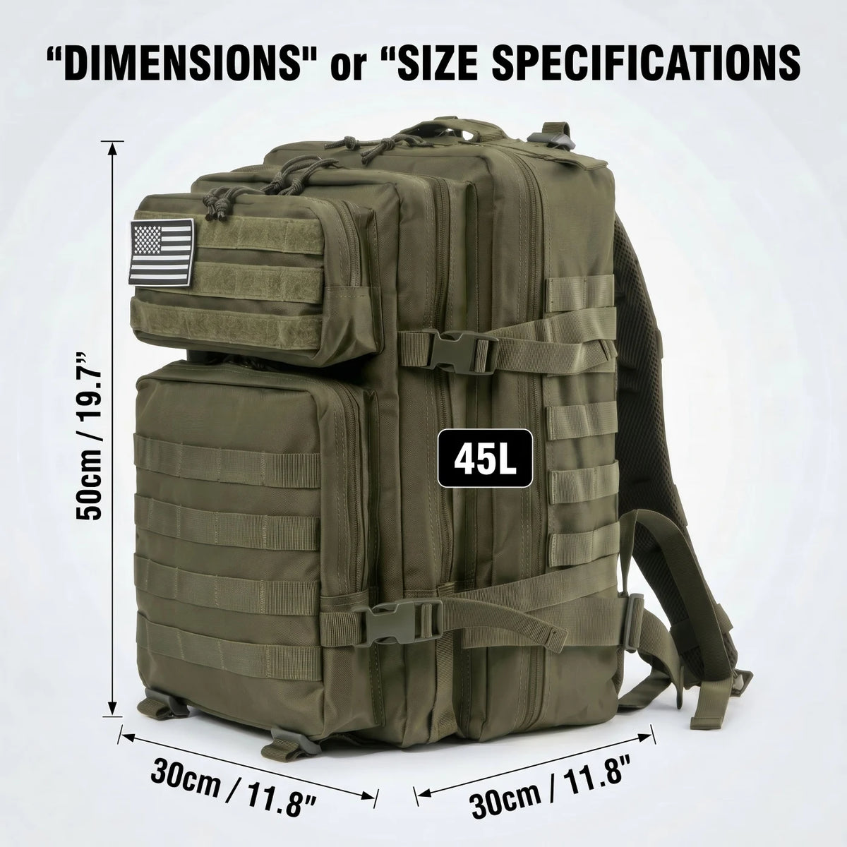 ReFire Gear Tactical Molle Backpack for Hiking and Travel