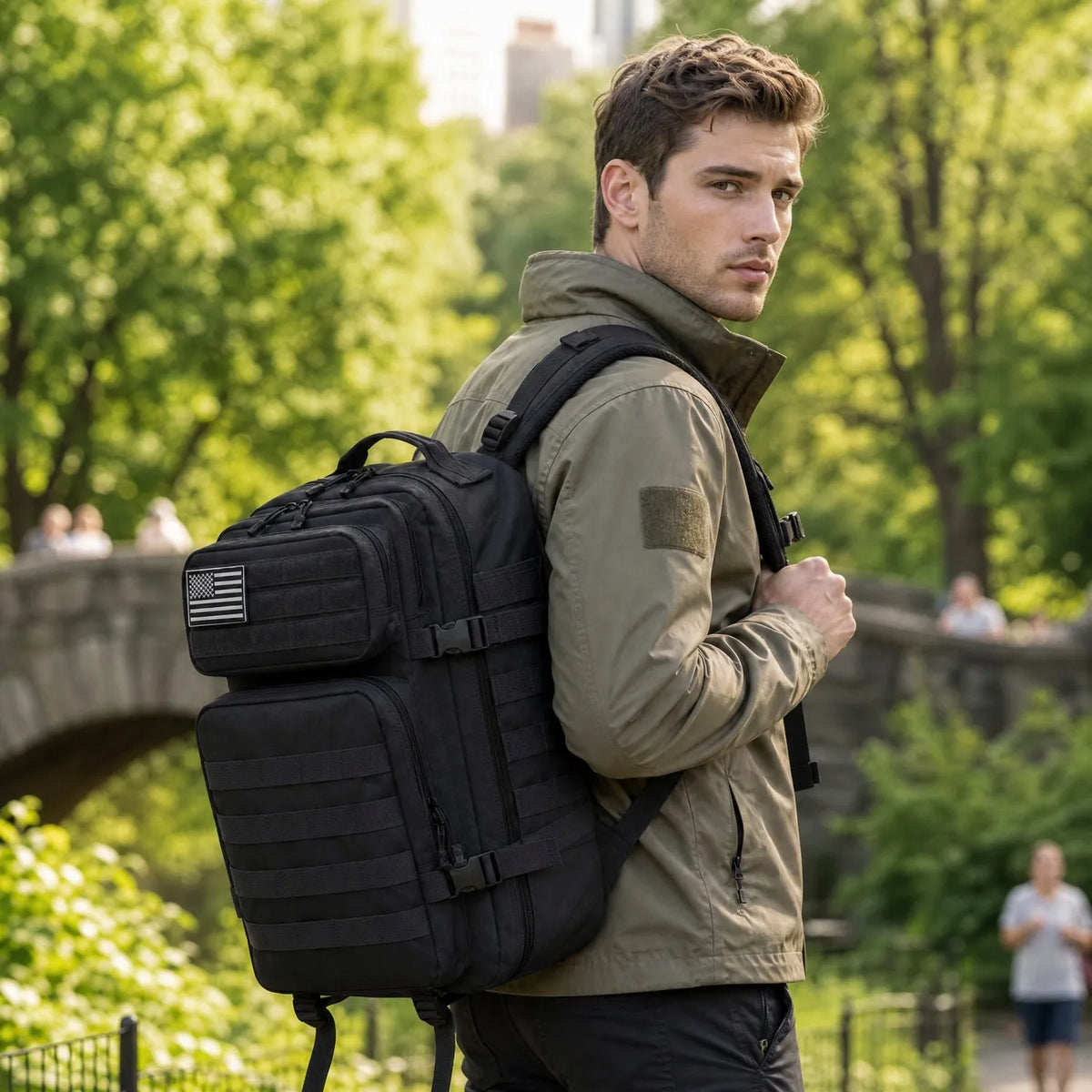 ReFire Gear Tactical Molle Backpack for Hiking and Travel