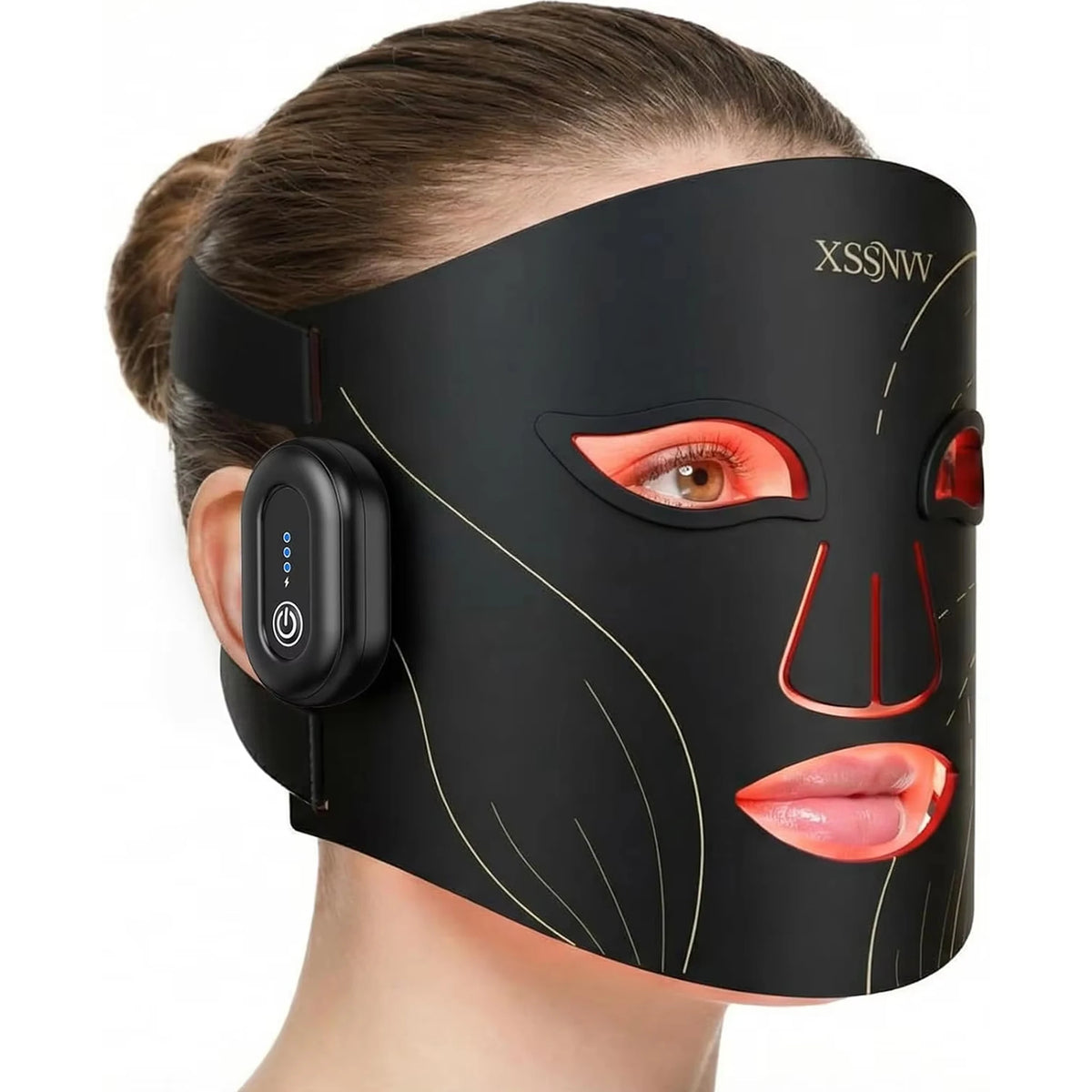 Free Shipping LYSMOSKI Red Light Therapy Mask With LED Modes