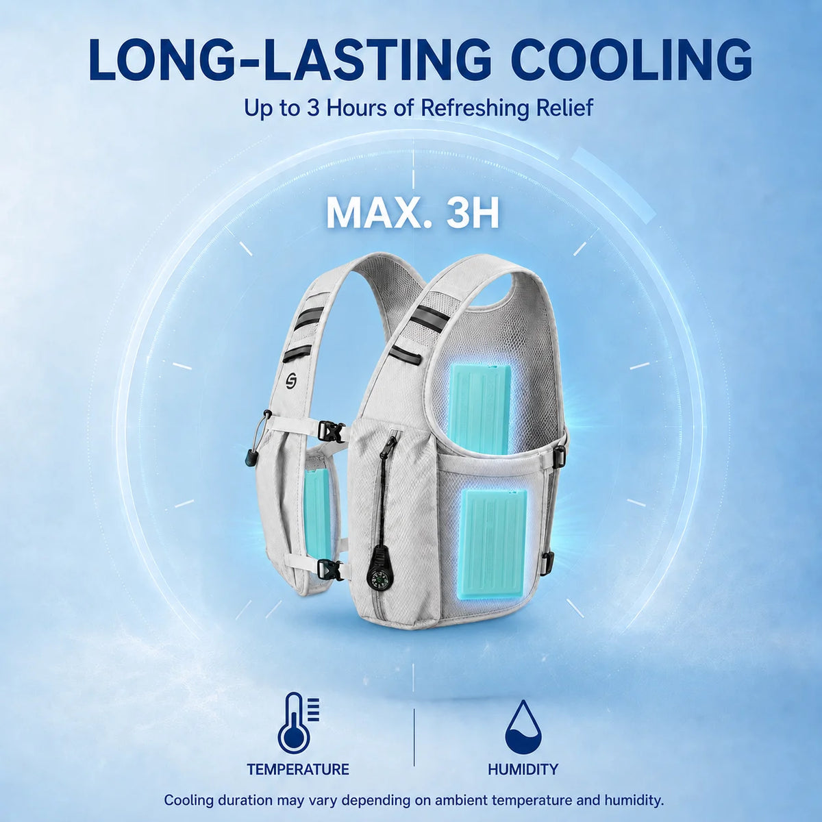 Free Shipping Tactical Refrigeration Cooling Vest With Water Bladder