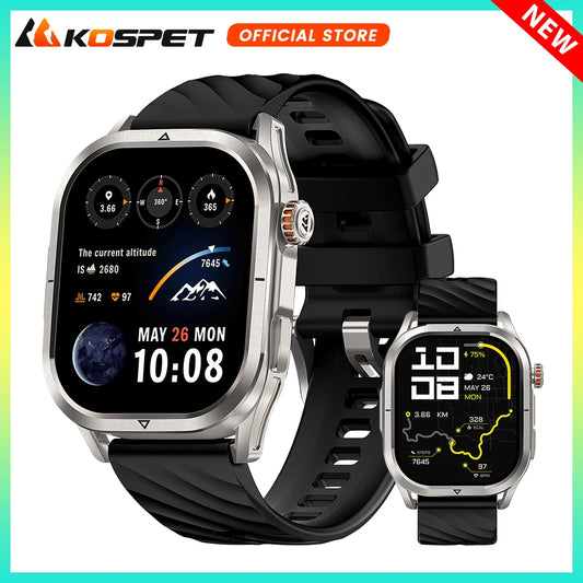 Free Shipping KOSPET Magic P10 GPS Smartwatch With AMOLED Display