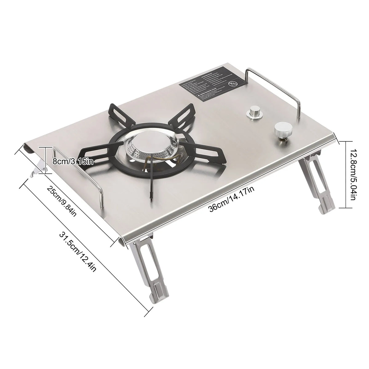 Free Shipping Portable Folding Camping Gas Stove With Ignition