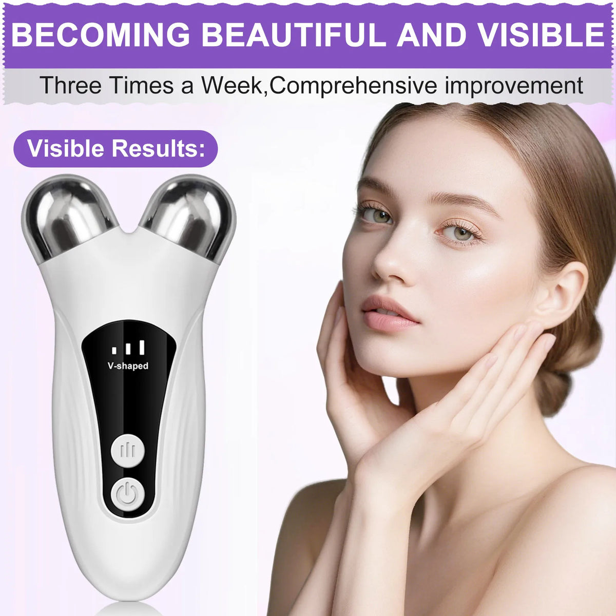 Free Shipping Cloud Prime V Face Electric Facial Massager