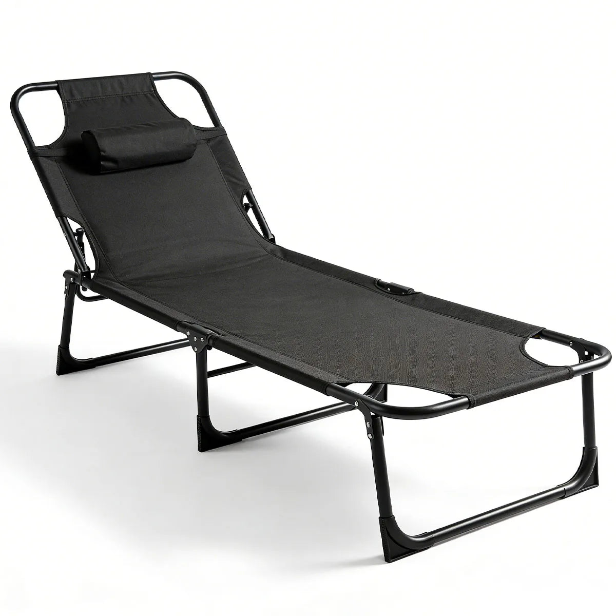Free Shipping Adjustable Folding Camping Lounge Chair With Soft Cushion