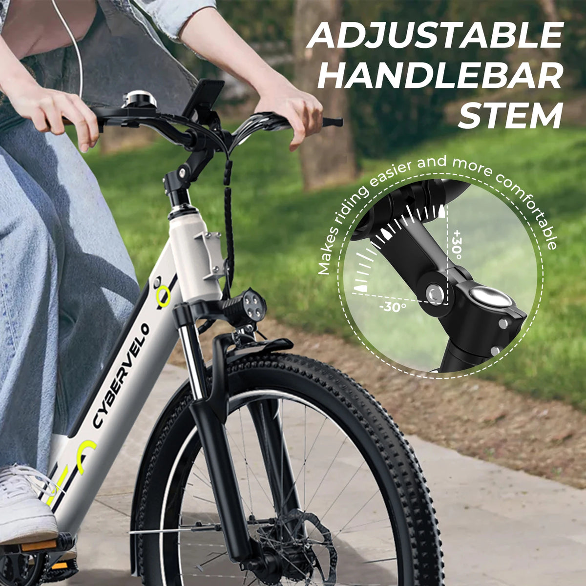 Free Shipping CYBERVELO Urban Commute Electric Bike With 1000W Motor