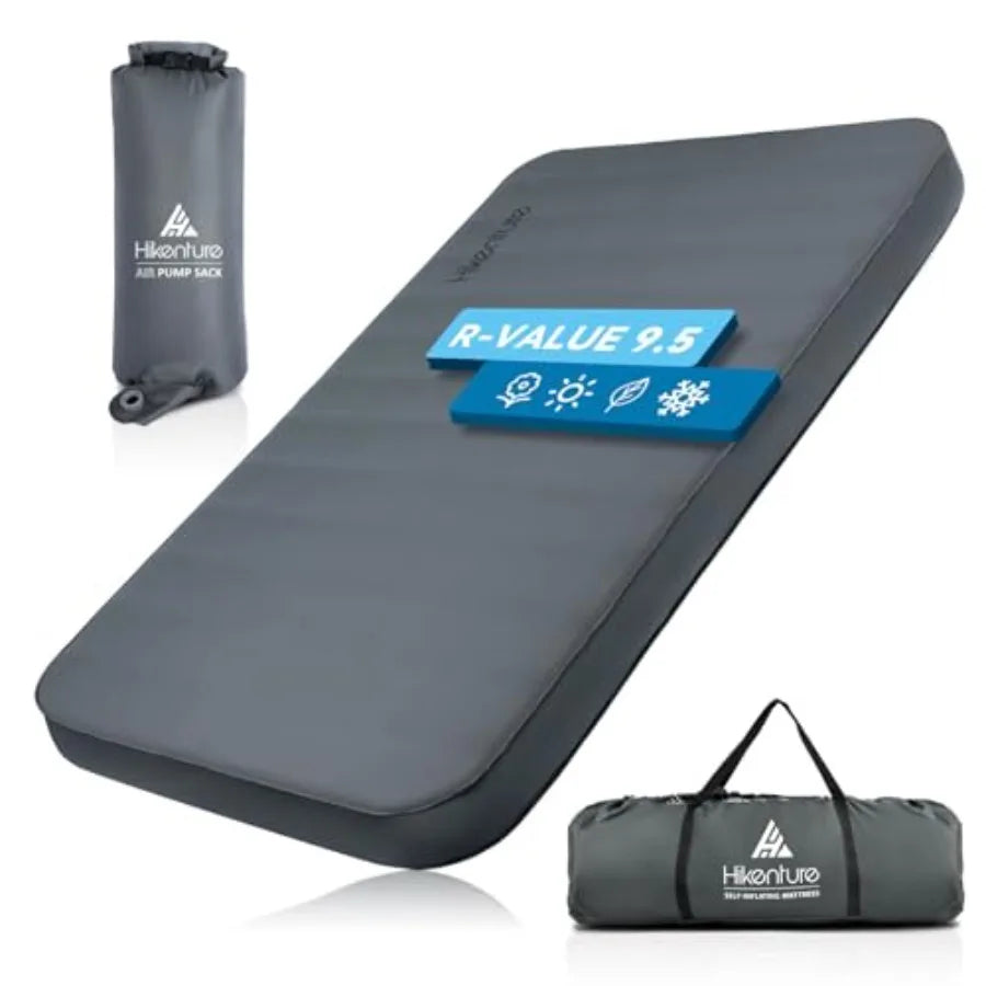 Free Shipping Four Season Double Self Inflating Camping Sleeping Pad