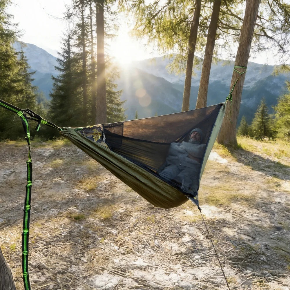 Free Shipping Night Cat Camping Hammock With Mosquito Net
