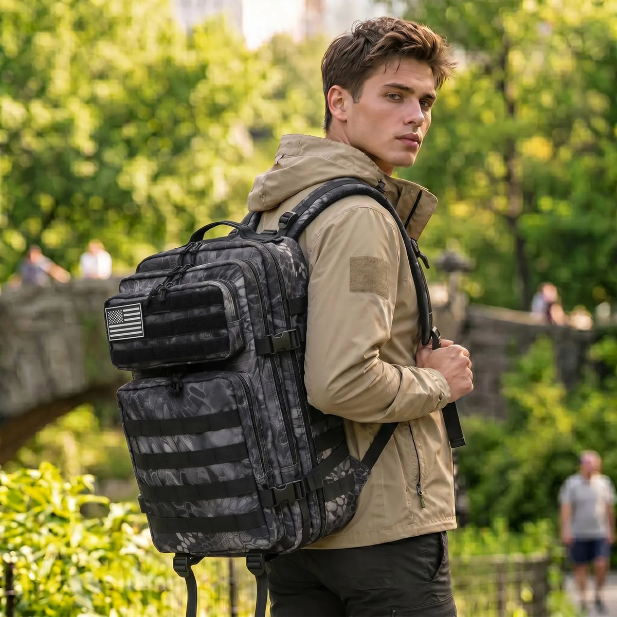 ReFire Gear Tactical Molle Backpack for Hiking and Travel