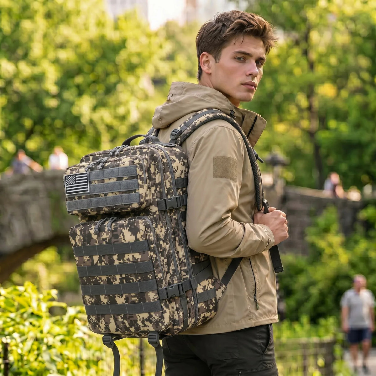 ReFire Gear Tactical Molle Backpack for Hiking and Travel