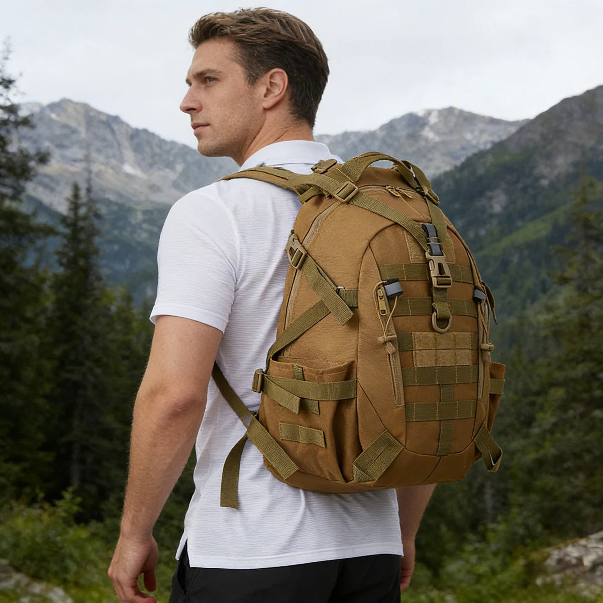 ReFire Gear Tactical Hiking Backpack Featuring Molle System