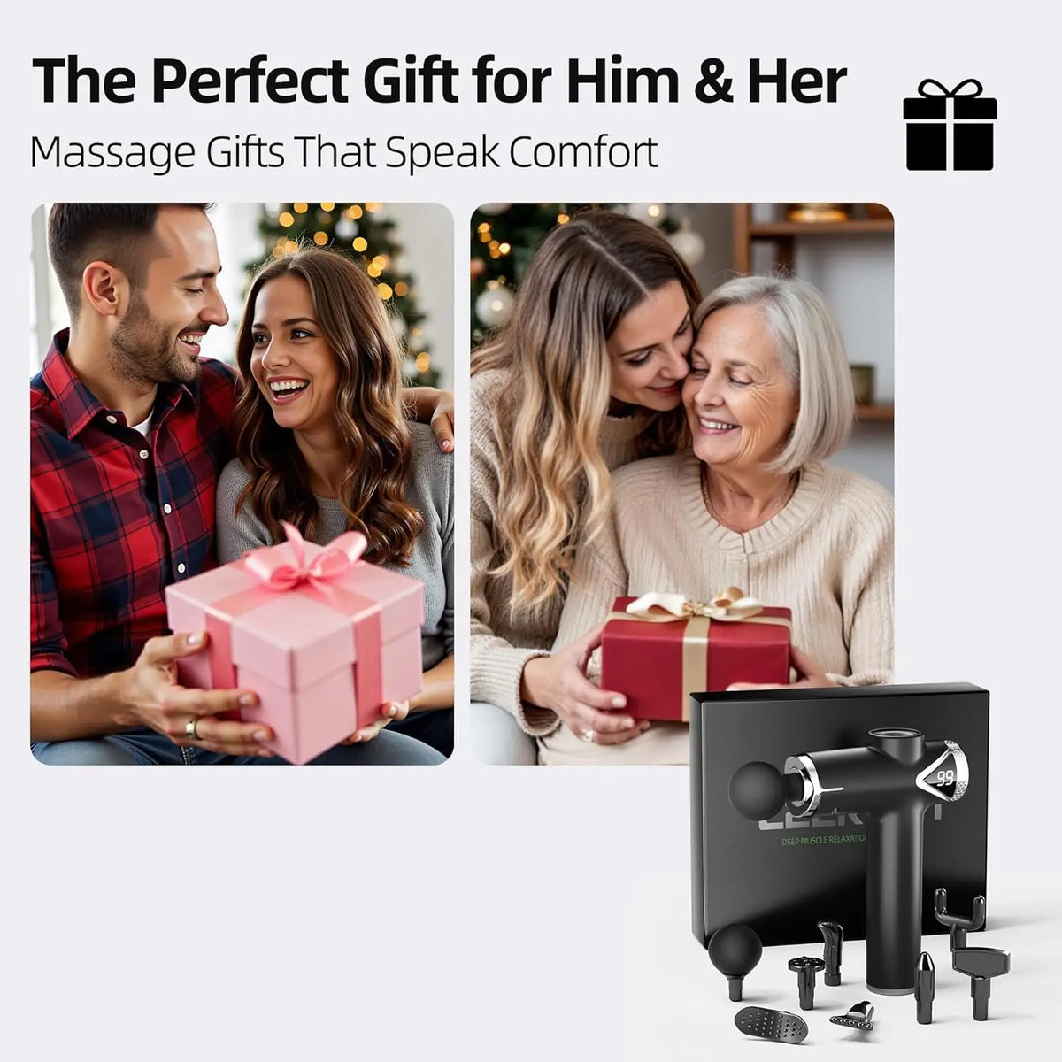 Leercon Professional Electric Muscle Massage Gun For Targeted Relief