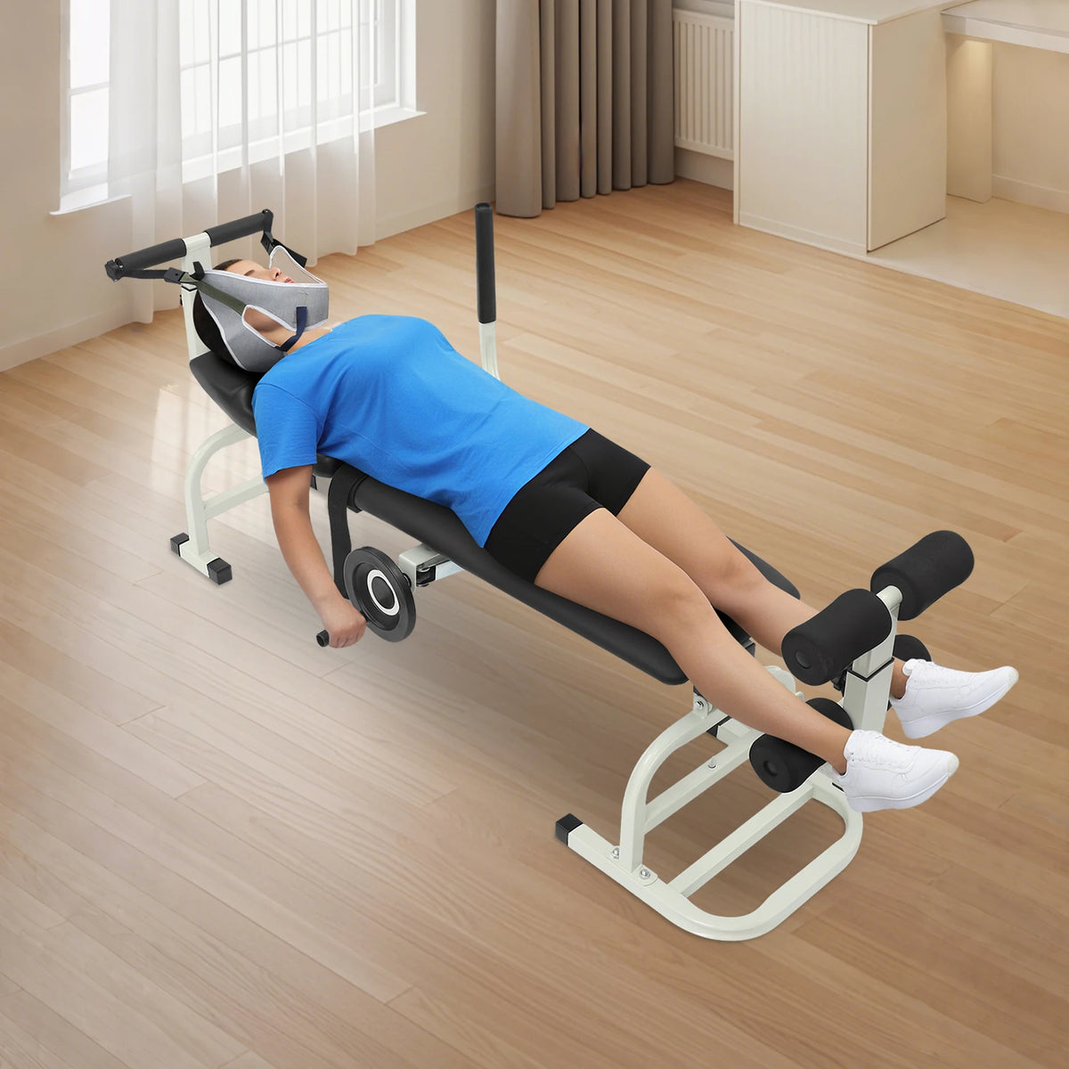Multifunctional Neck And Back Stretch Decompression Bench