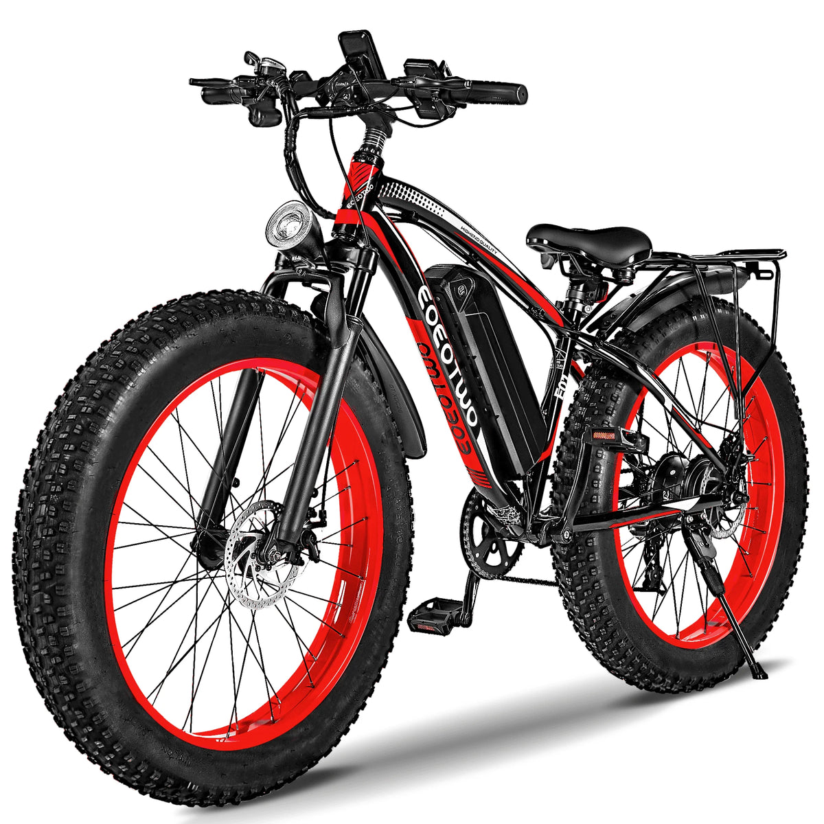 EOEOTWO 1500W Electric Bike With Fat Tires Long Range Battery