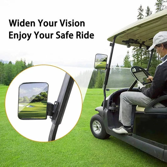 ECAS Golf Cart Side Mirrors for Yamaha Club Car EZGO
