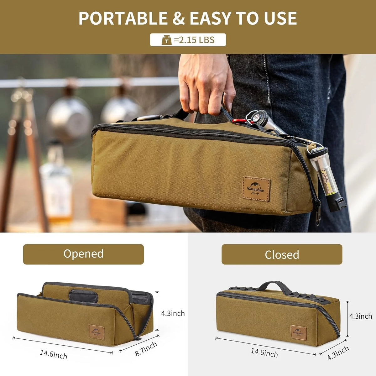 Free Shipping Naturehike Camping Tool Bag Multifunctional Storage Organizer