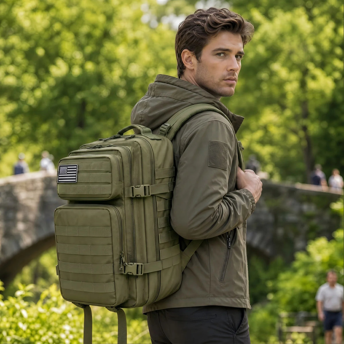 ReFire Gear Tactical Molle Backpack for Hiking and Travel